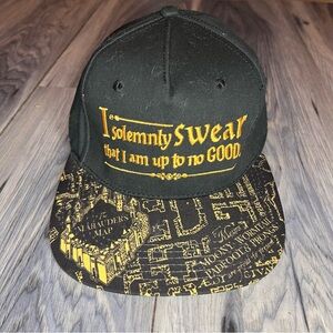 Harry Potter I Solemnly Swear That I Am Up To No Good Marauders Map Snapback Cap